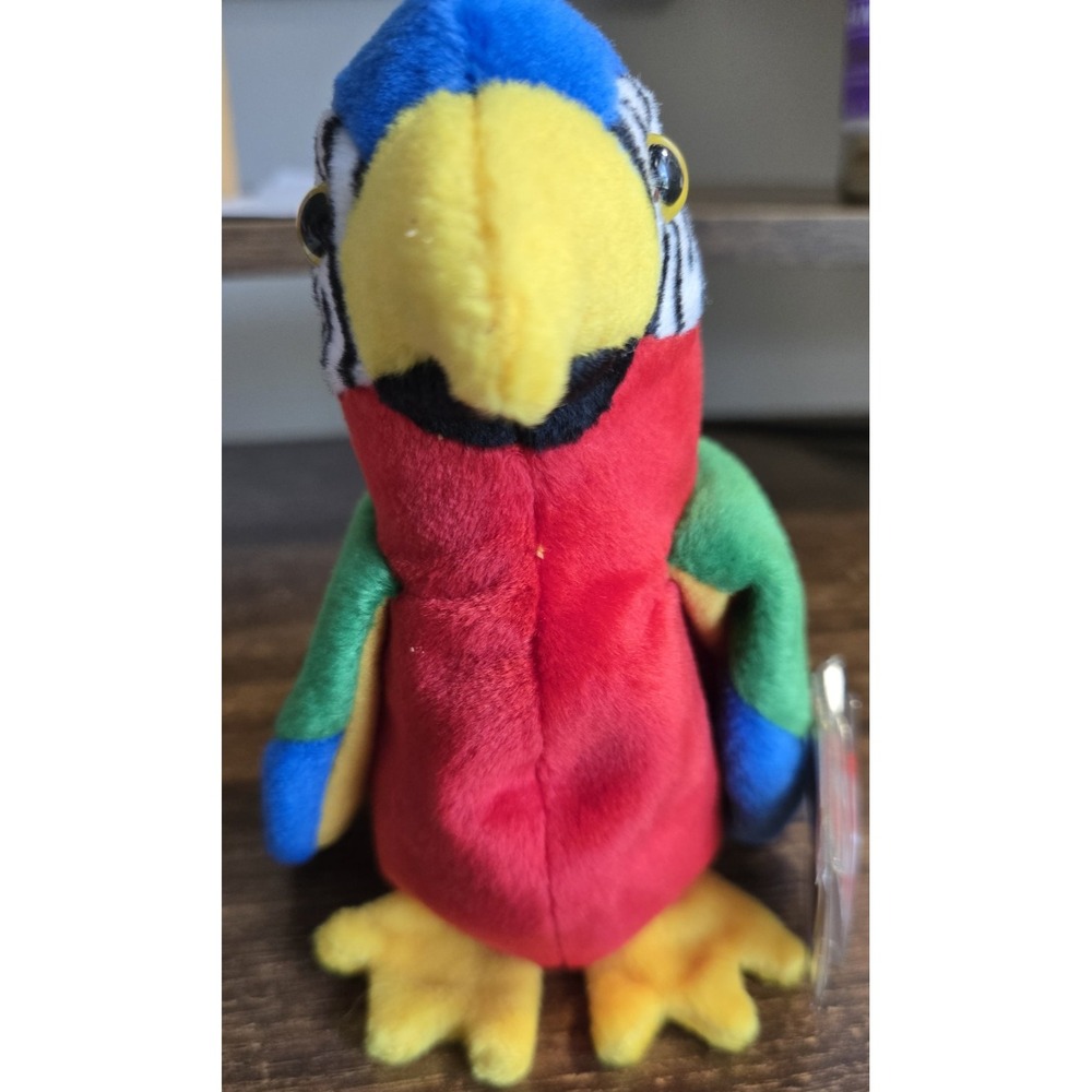 Ty 4197 Beanie Baby Jabber The Parrot‎ Tropical Bird